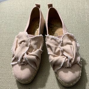 Sam Edelman Blush Pink Wedge Espadrilles